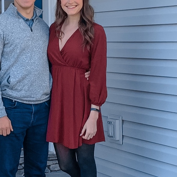 Burgundy Dress - Picture 1 of 4